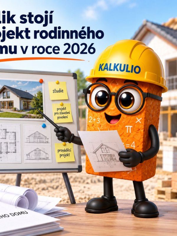 Kolik stojí projekt rodinného domu v roce 2026