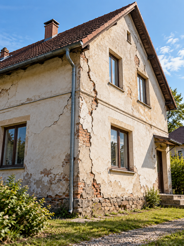 Poruchy a stávající stavby